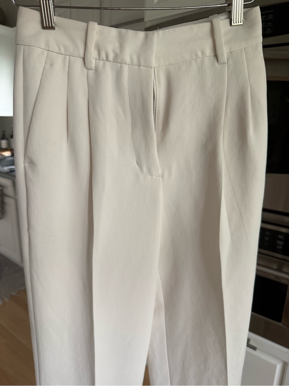 Aritzia Wilfred Effortless pants cream white 2 - Picture 3 of 8